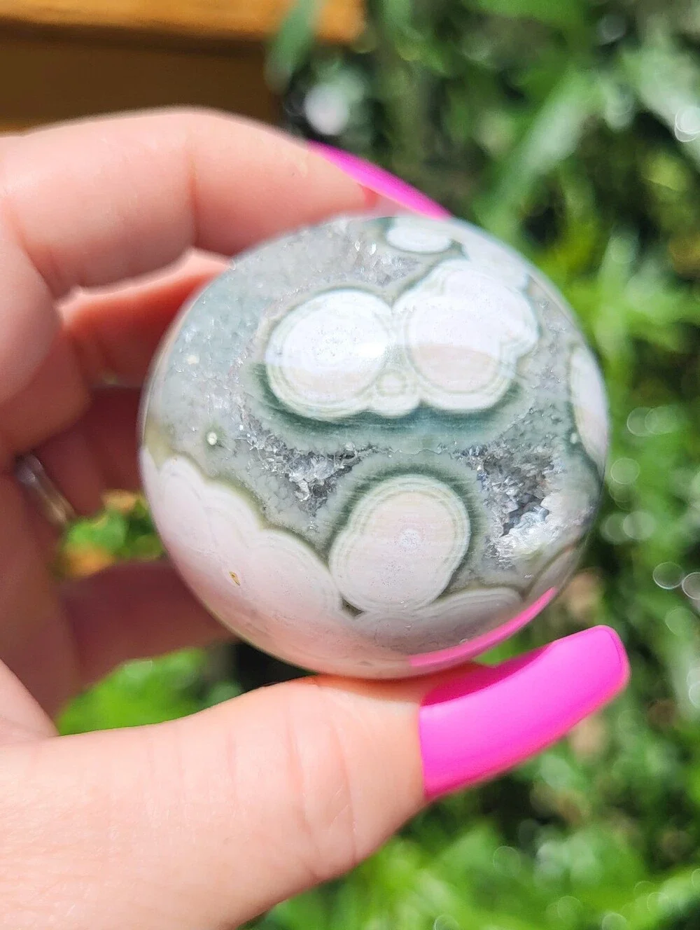 ocean jasper pink blue